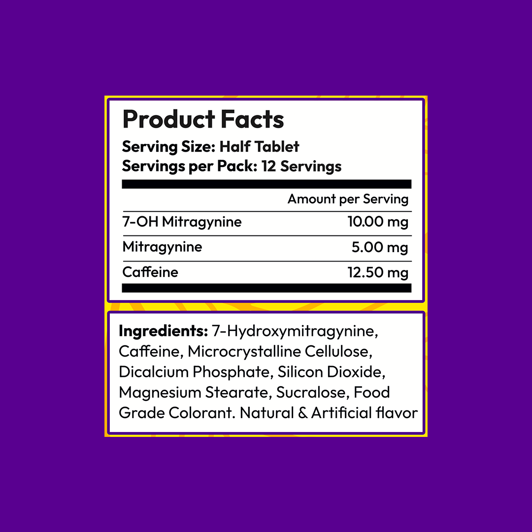 6ct 120 mg Dozo PERKS 7-OH | WILD MANGO (PARTY BLEND)