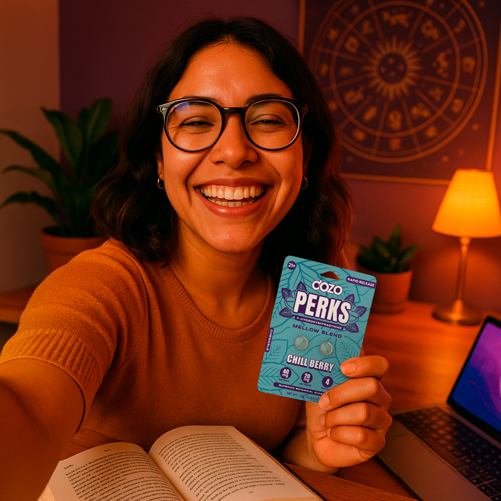 2ct 40mg Dozo PERKS 7-HYDROXYMITRAGYNINE | CHILL BERRY (MELLOW BLEND)