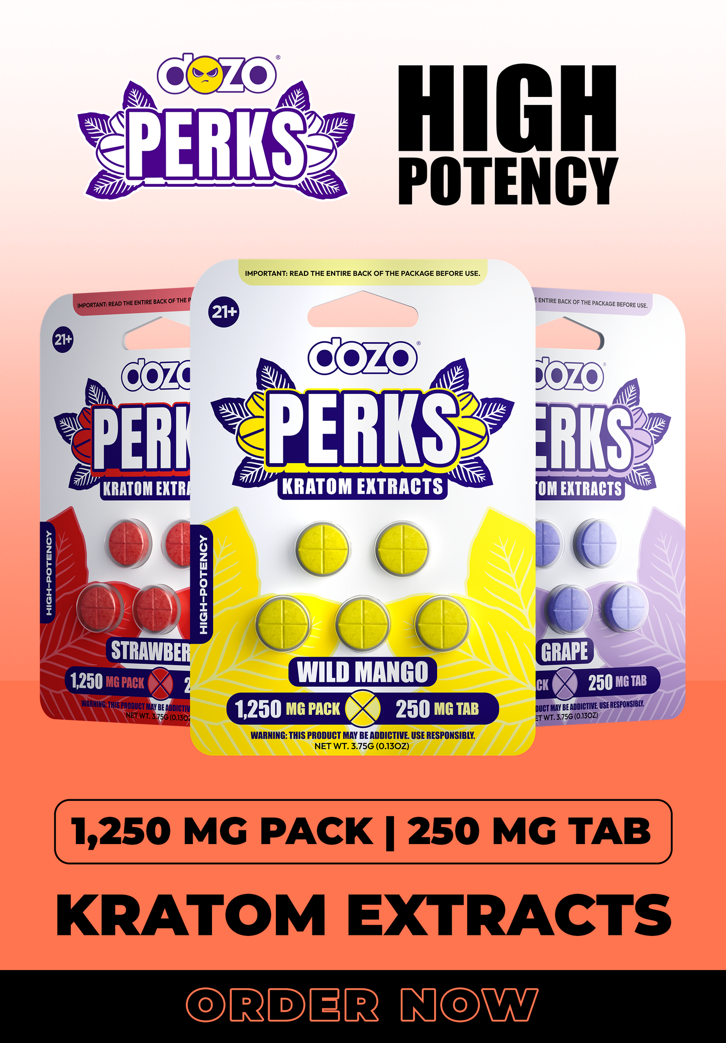 Dozo PERKS Kratom Extract