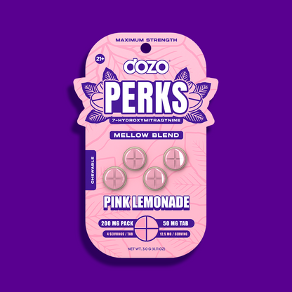 4ct 50mg Dozo PERKS 7-HYDROXYMITRAGYNINE | GRAPE (EUPHORIA BLEND)