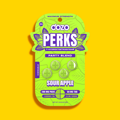 4ct 50mg Dozo PERKS 7-HYDROXYMITRAGYNINE | PINK LEMONADE (MELLOW BLEND)