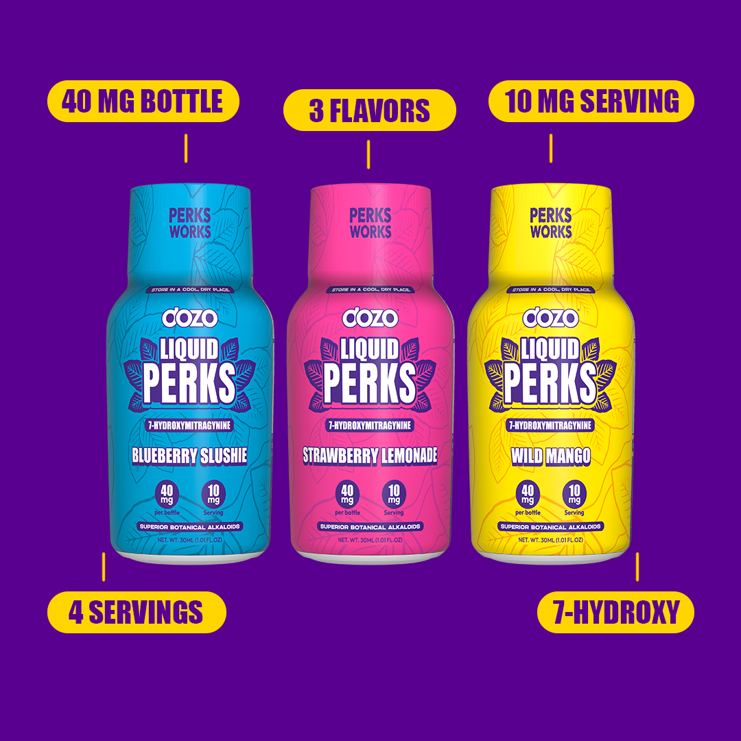 Dozo LIQUID PERKS 7-HYDROXYMITRAGYNINE | WILD MANGO