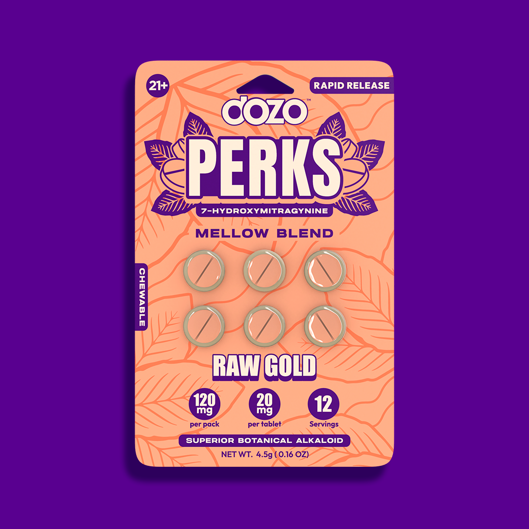 6ct 120 mg Dozo PERKS 7-OH | WILD MANGO (PARTY BLEND)