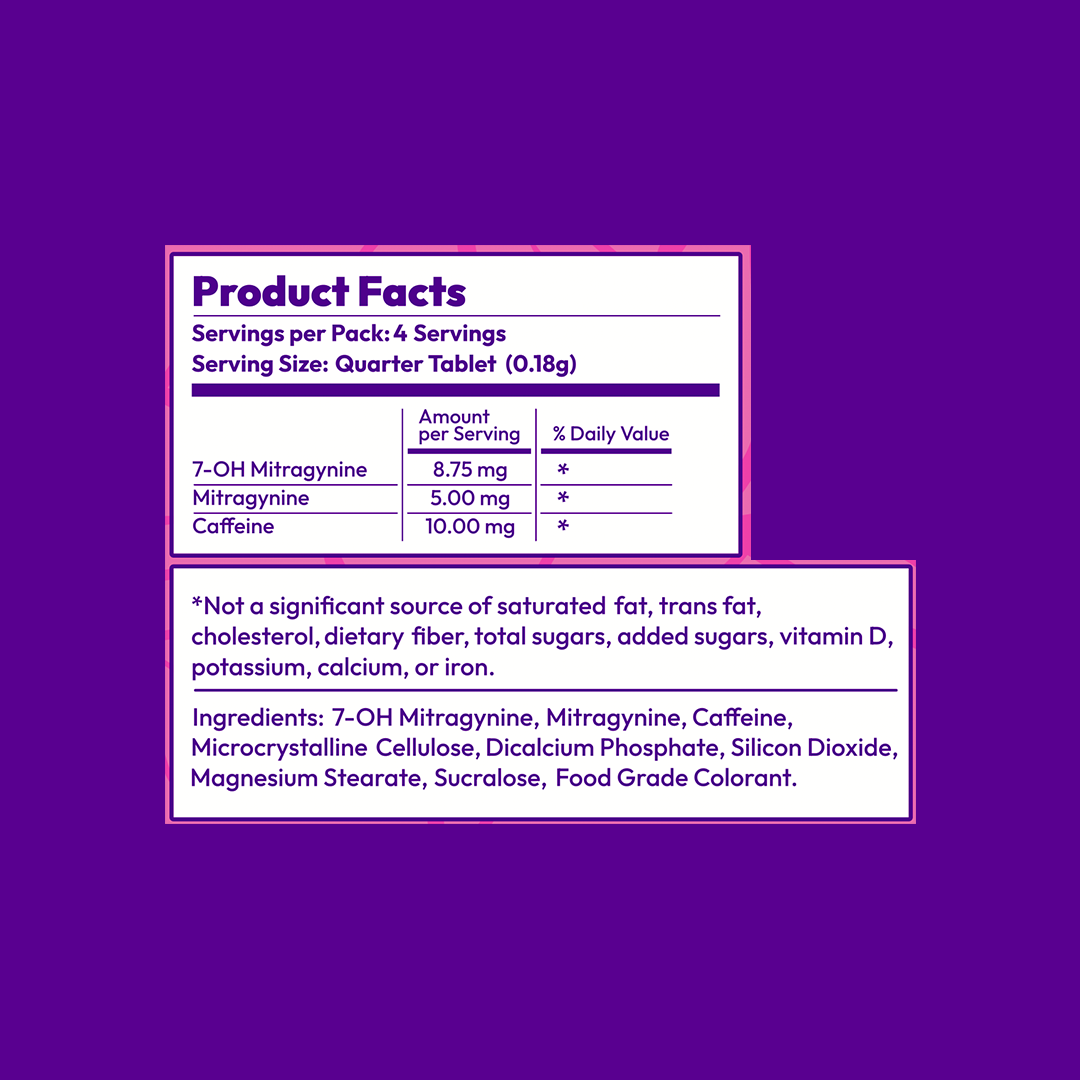 1ct 35mg Dozo PERKS 7-HYDROXYMITRAGYNINE | APPLE (PARTY BLEND)