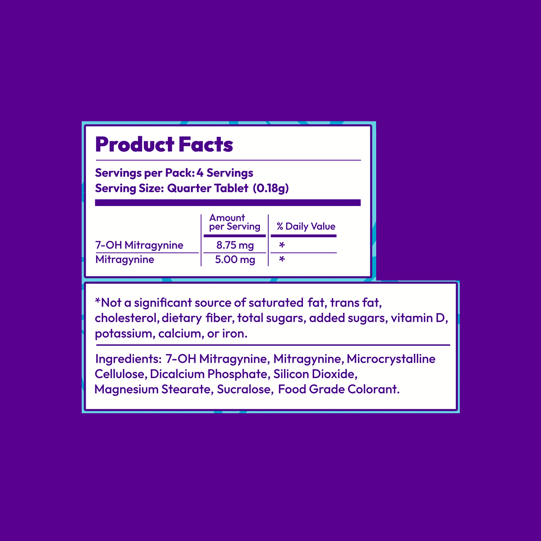 1ct 35mg Dozo PERKS 7-HYDROXYMITRAGYNINE | APPLE (PARTY BLEND)